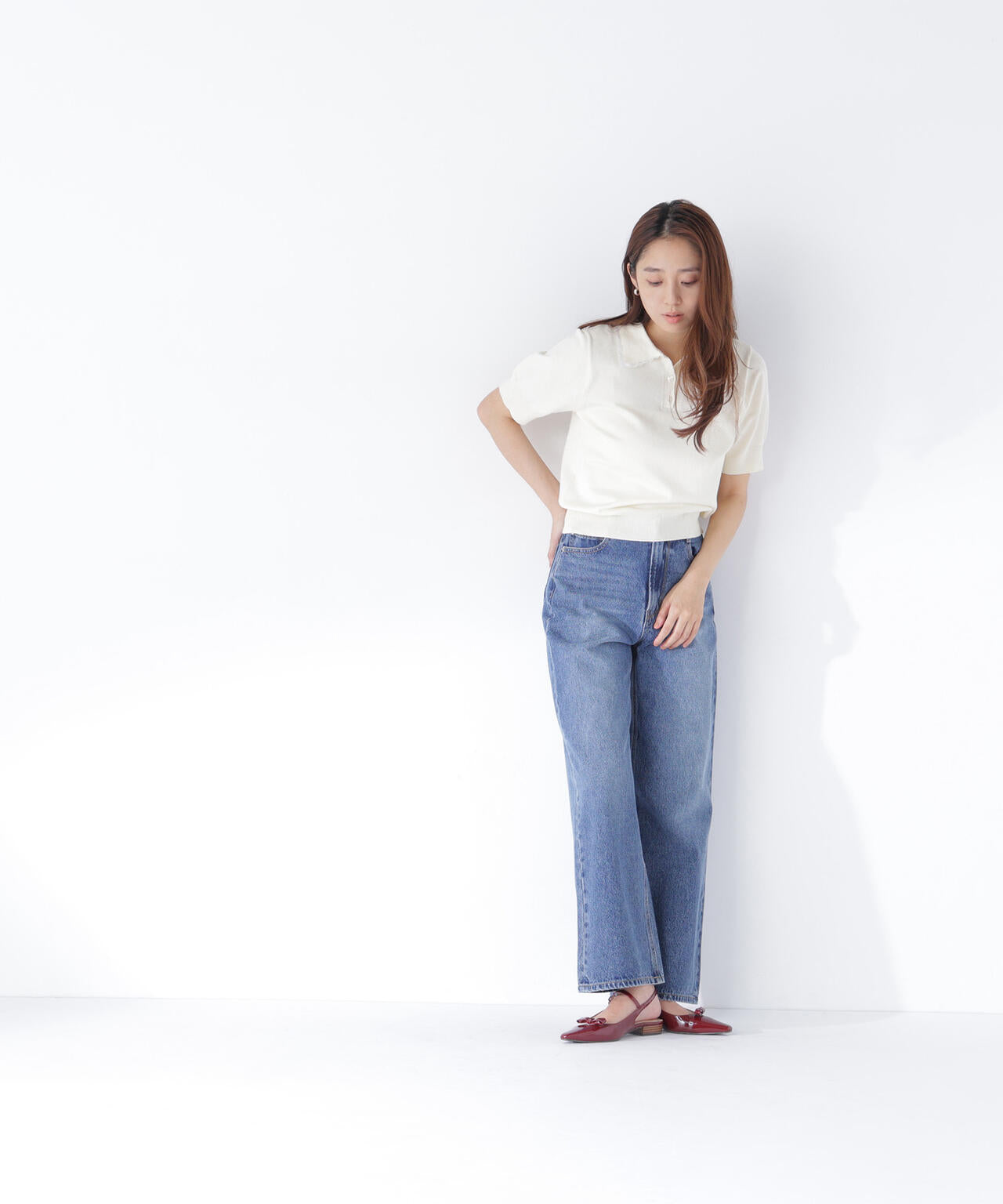 165.5cm 着用サイズ:FR