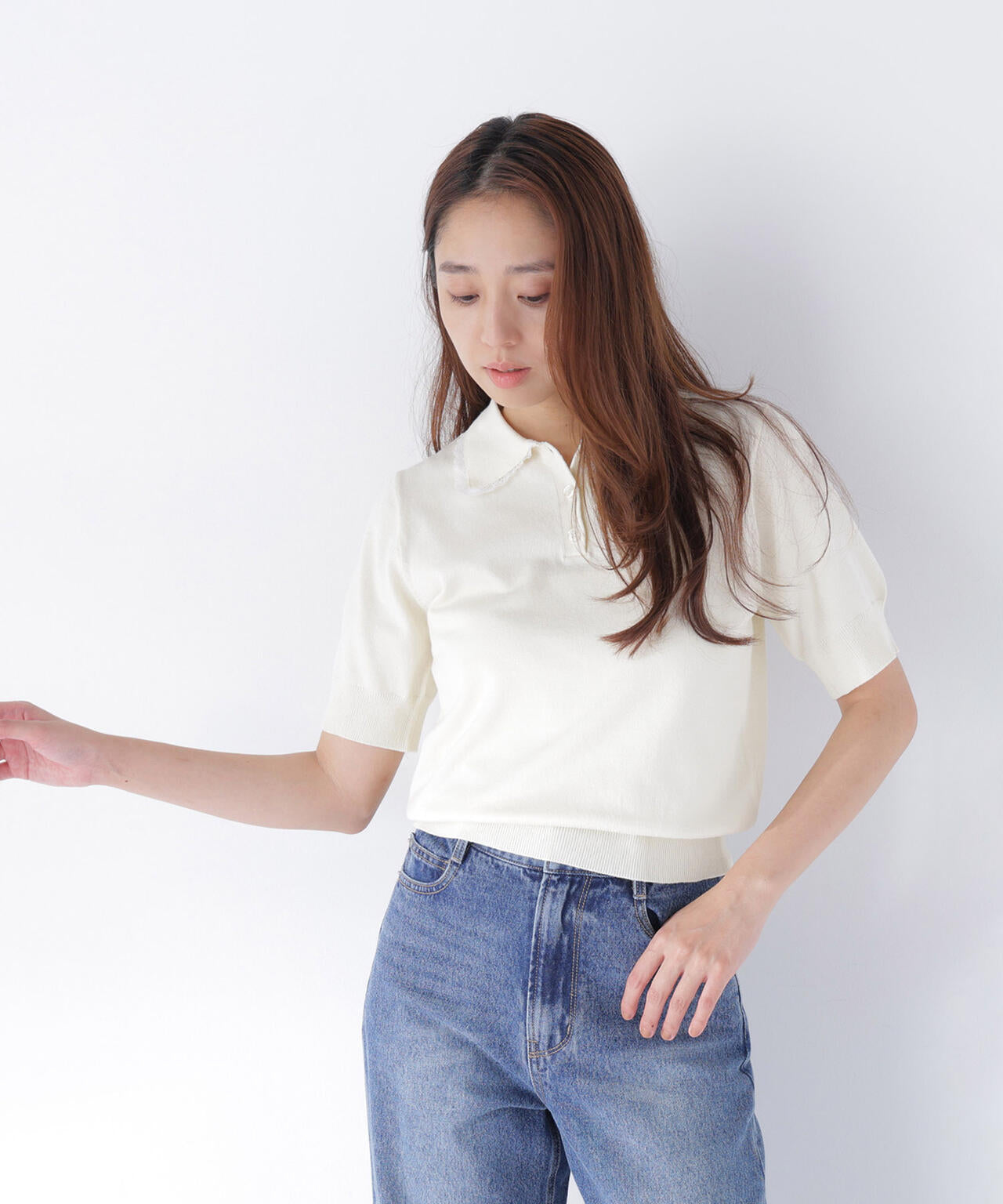 165.5cm 着用サイズ:FR