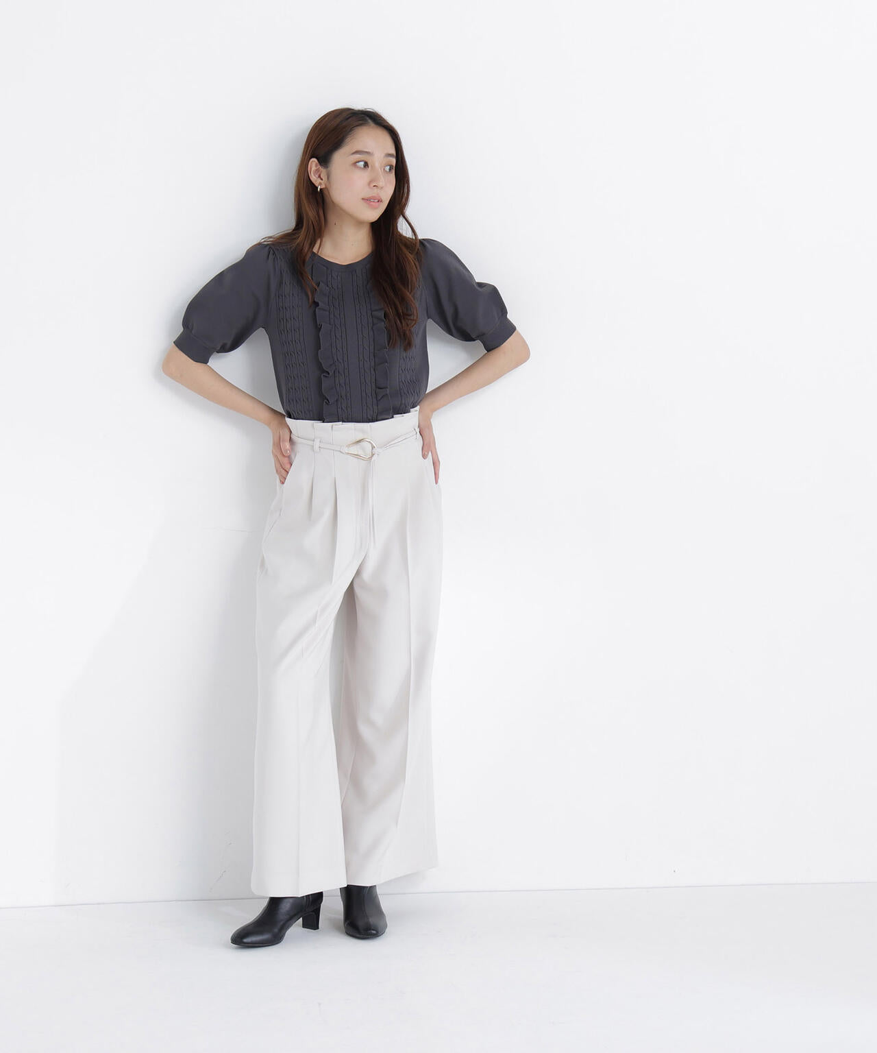 165.5cm 着用サイズ:FR