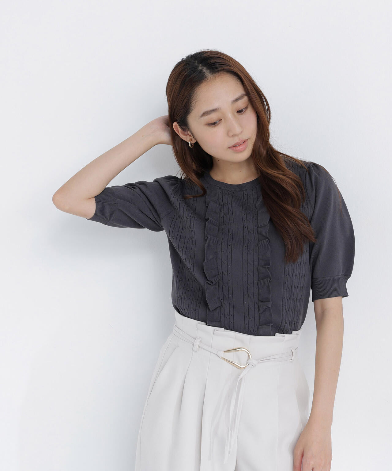 165.5cm 着用サイズ:FR