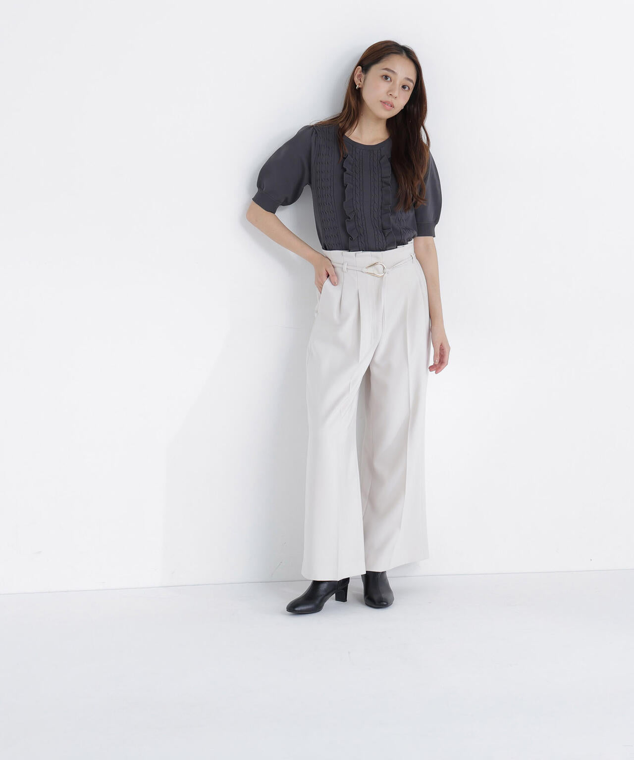 165.5cm 着用サイズ:FR