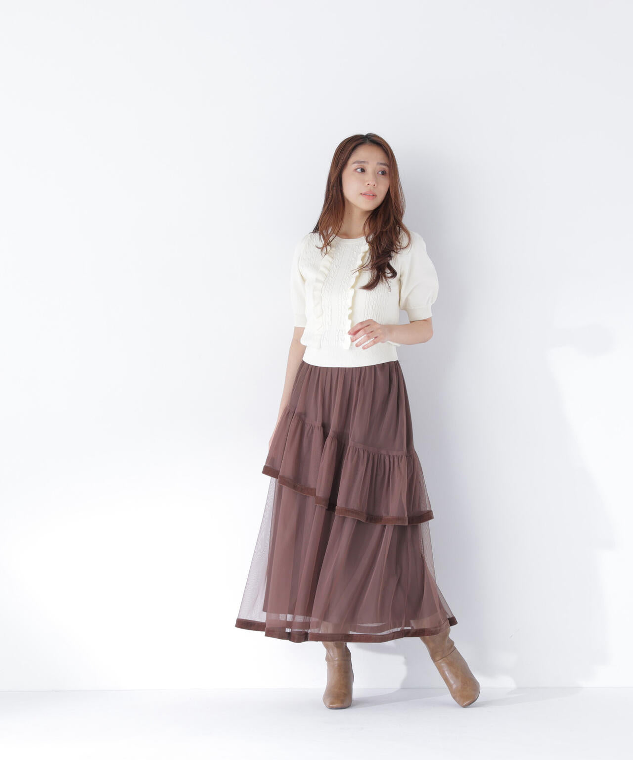 165.5cm 着用サイズ:FR