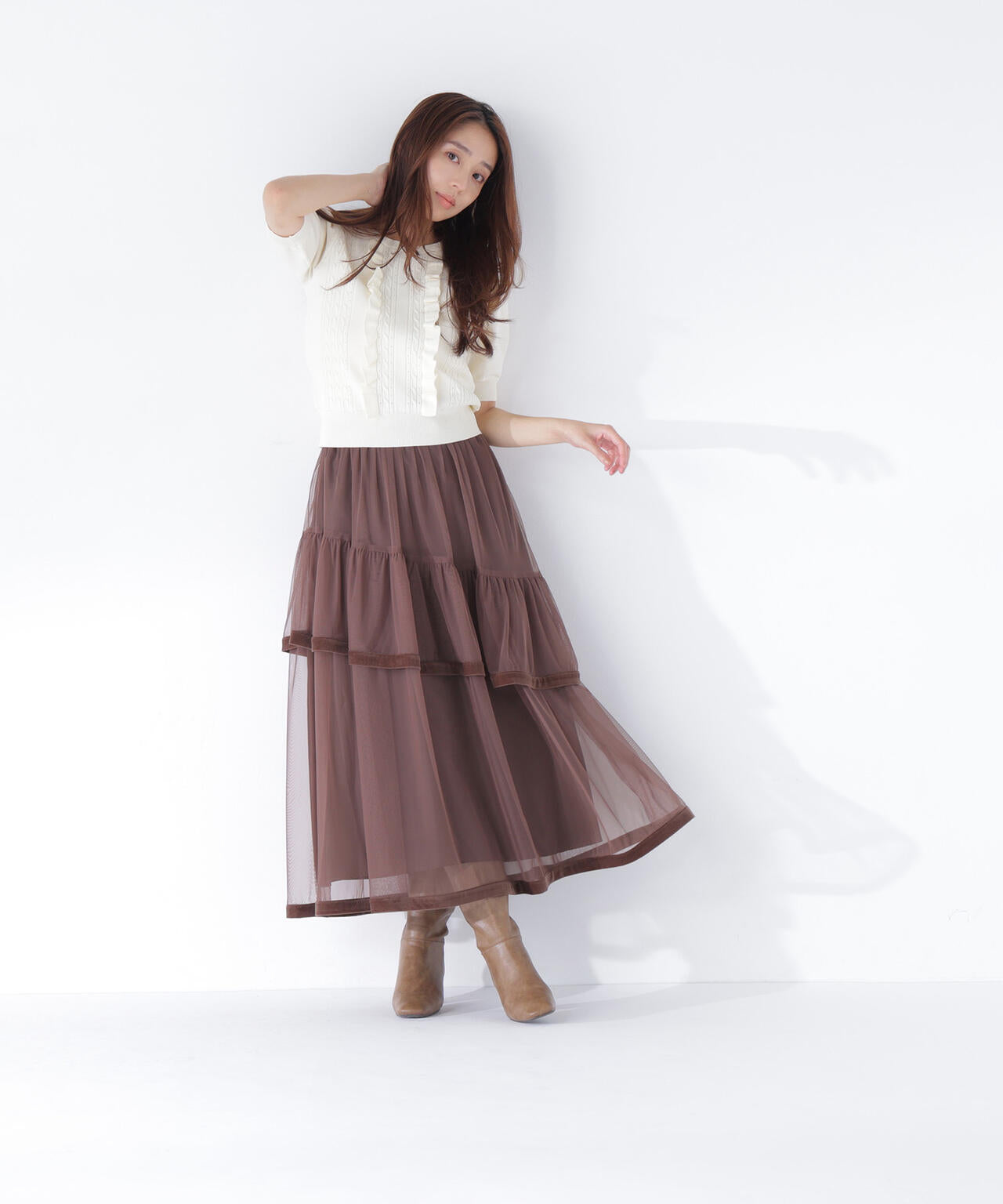 165.5cm 着用サイズ:FR