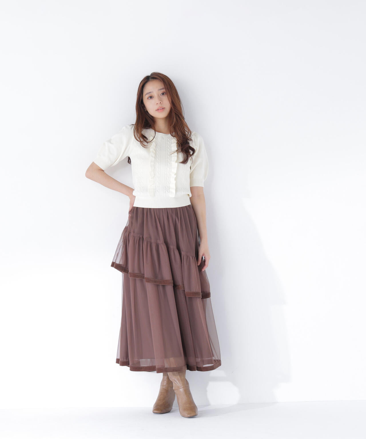 165.5cm 着用サイズ:FR