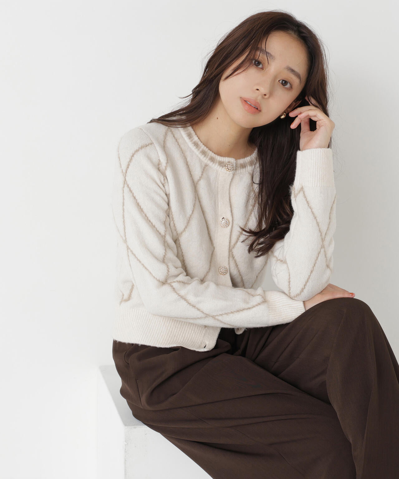 165.5cm 着用サイズ:FR