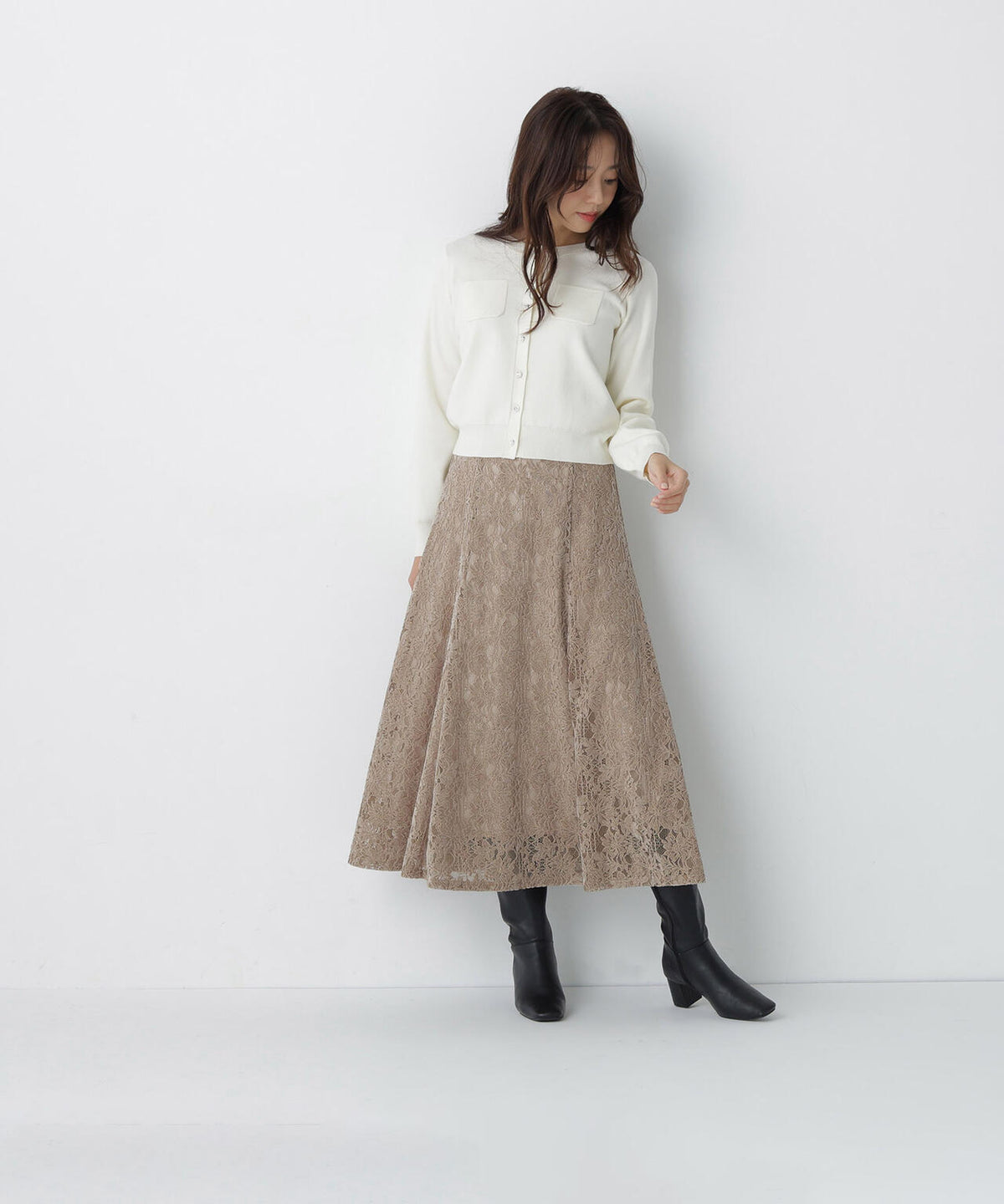 165.5cm 着用サイズ:FR