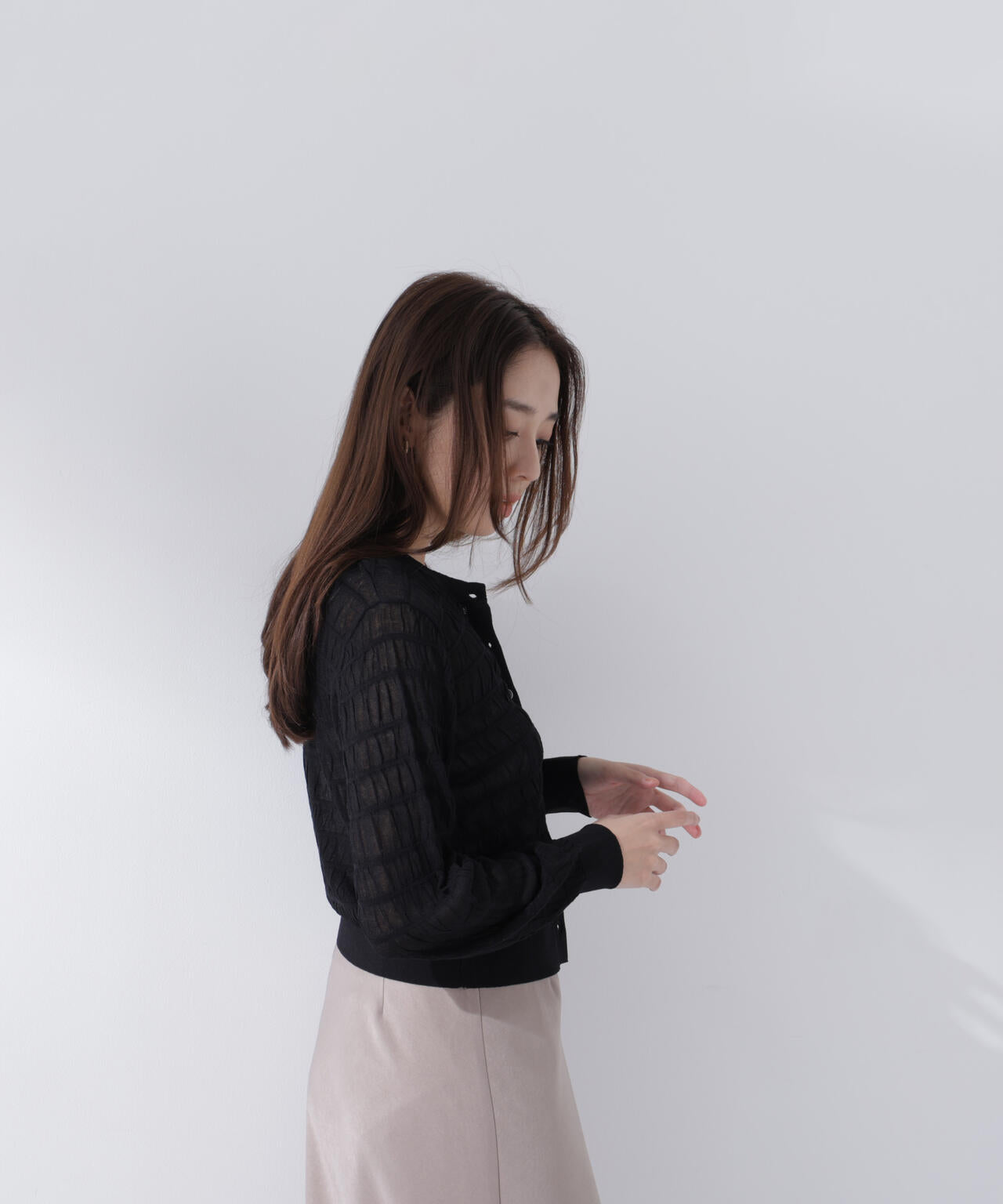 165.5cm 着用サイズ:FR