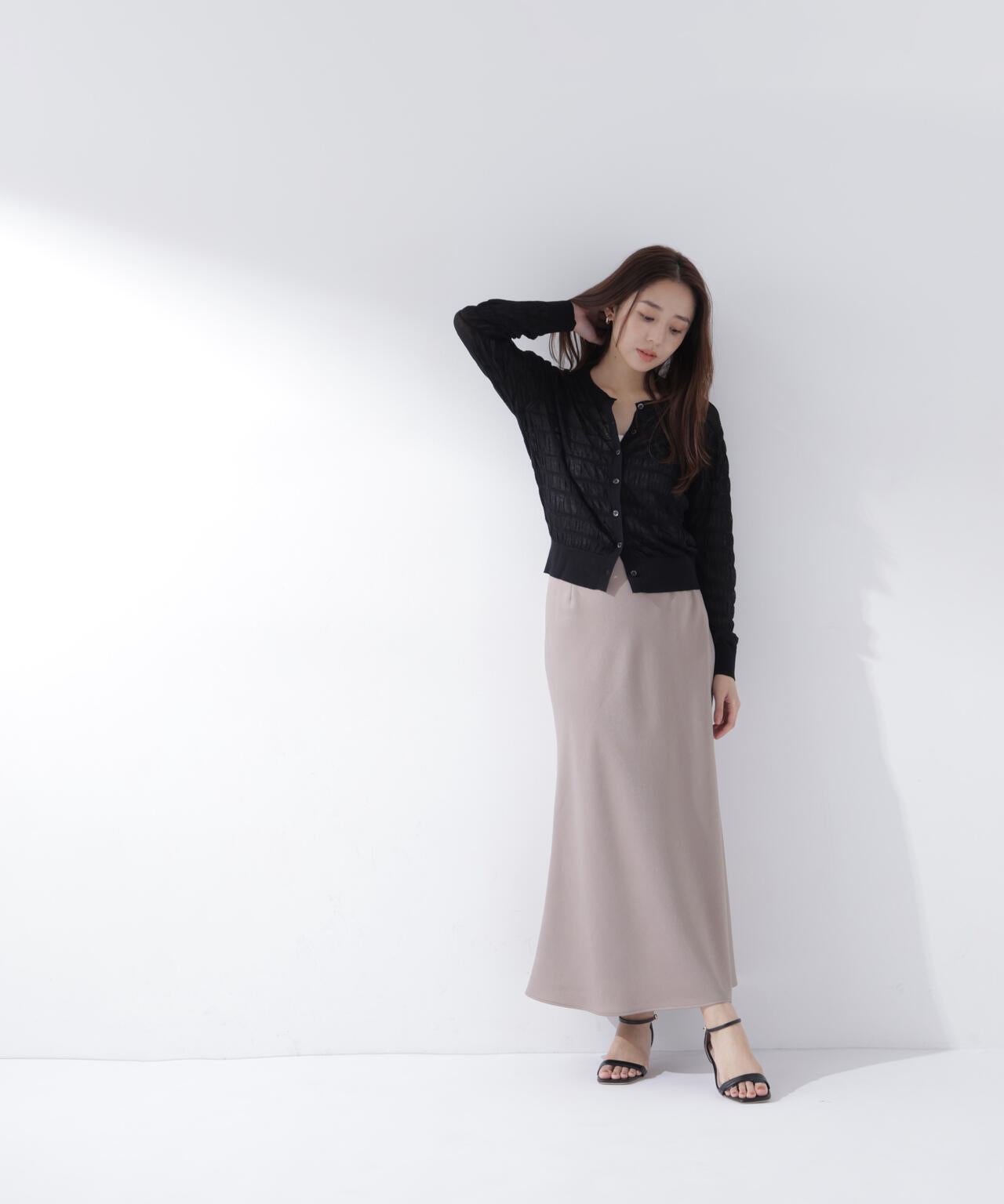 165.5cm 着用サイズ:FR
