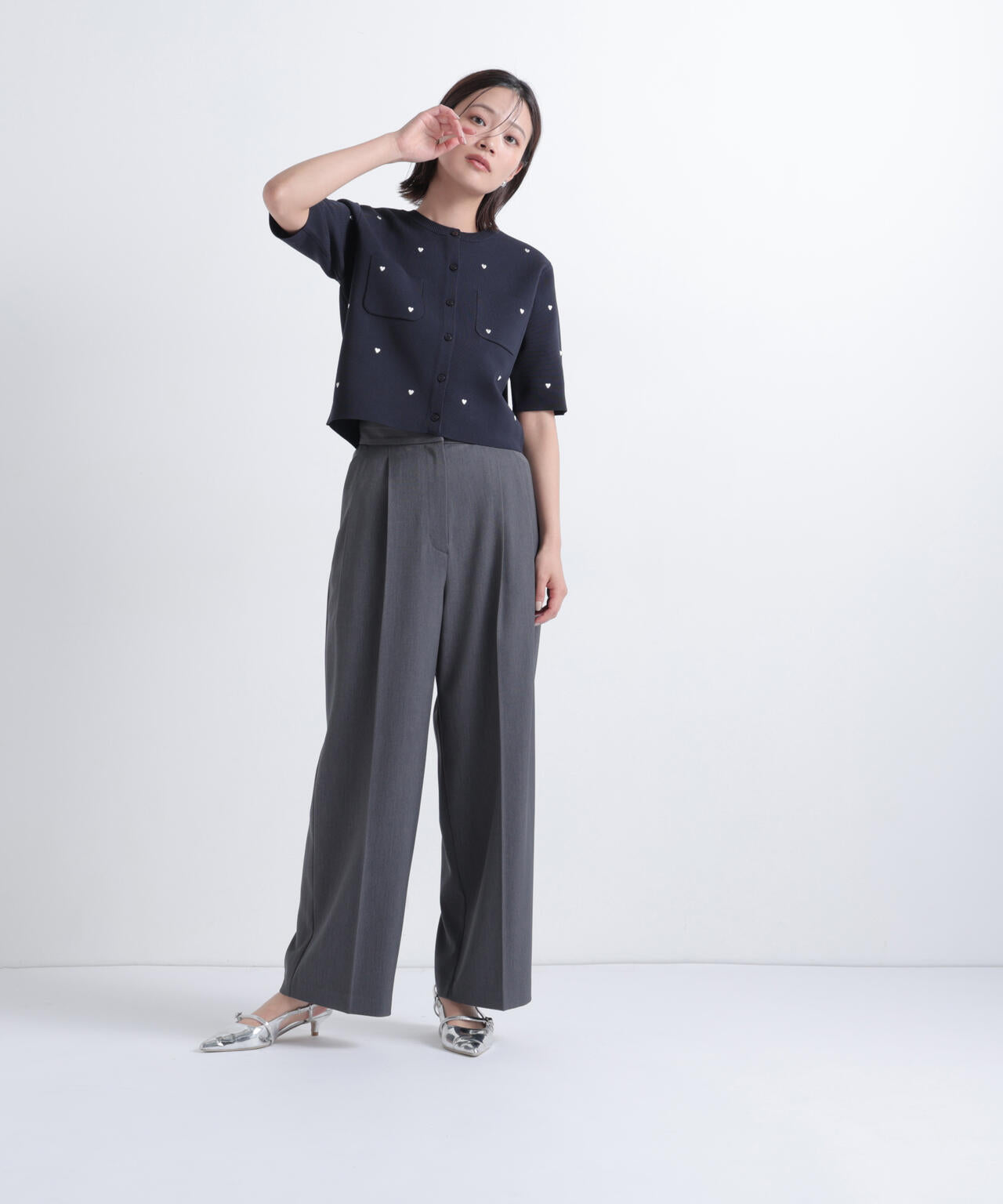 165.5cm 着用サイズ:FR
