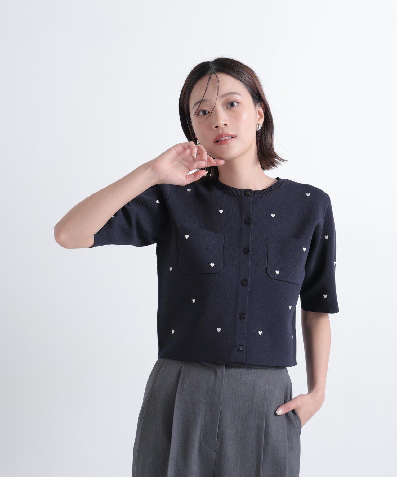 165.5cm 着用サイズ:FR