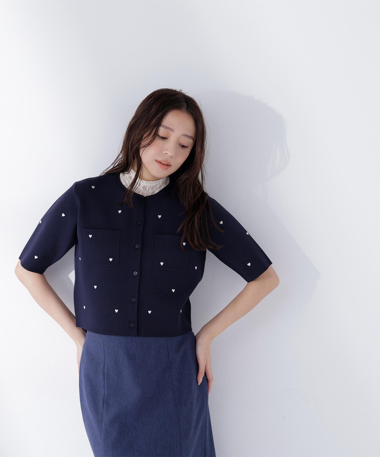 165.5cm 着用サイズ:FR