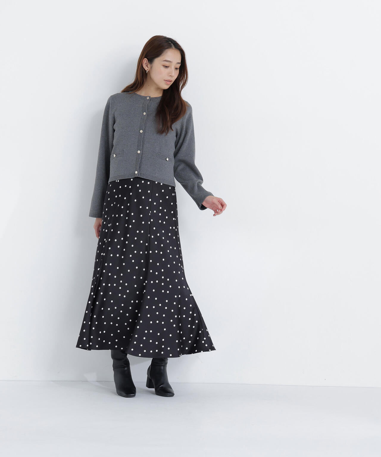 165.5cm 着用サイズ:FR