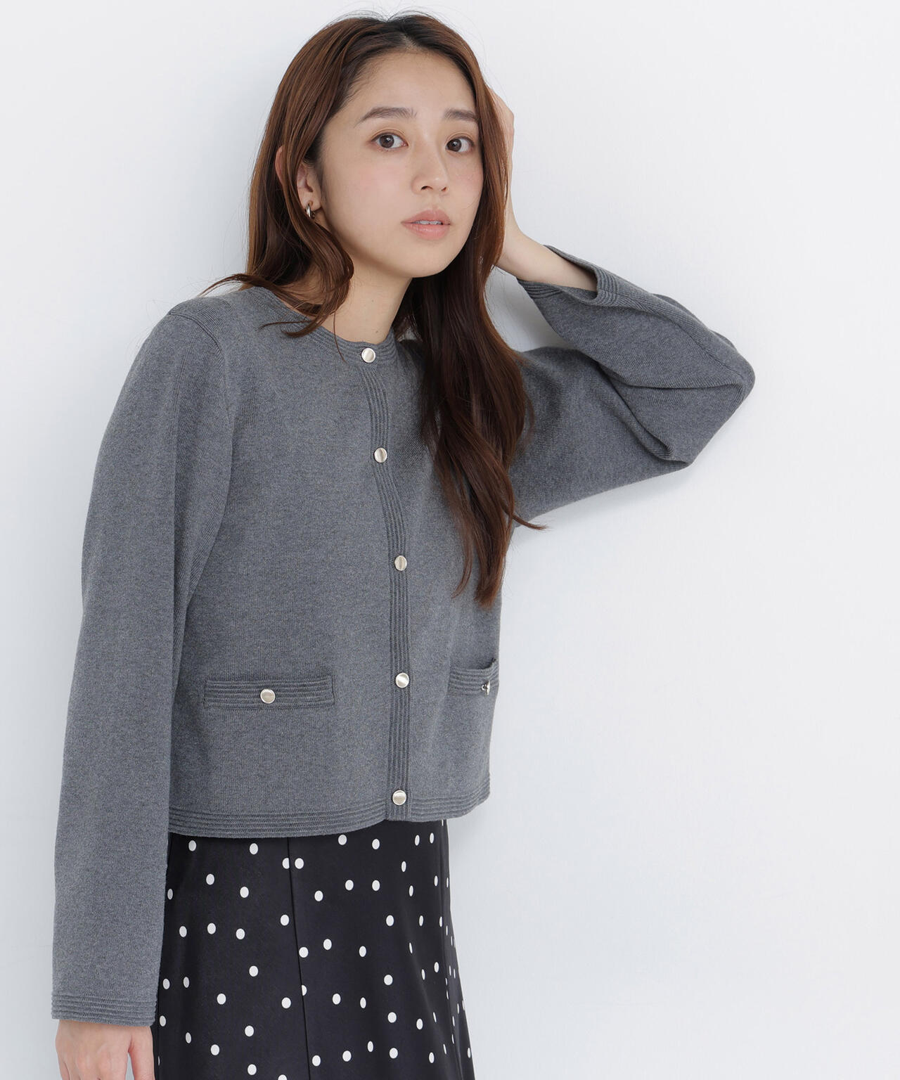 165.5cm 着用サイズ:FR