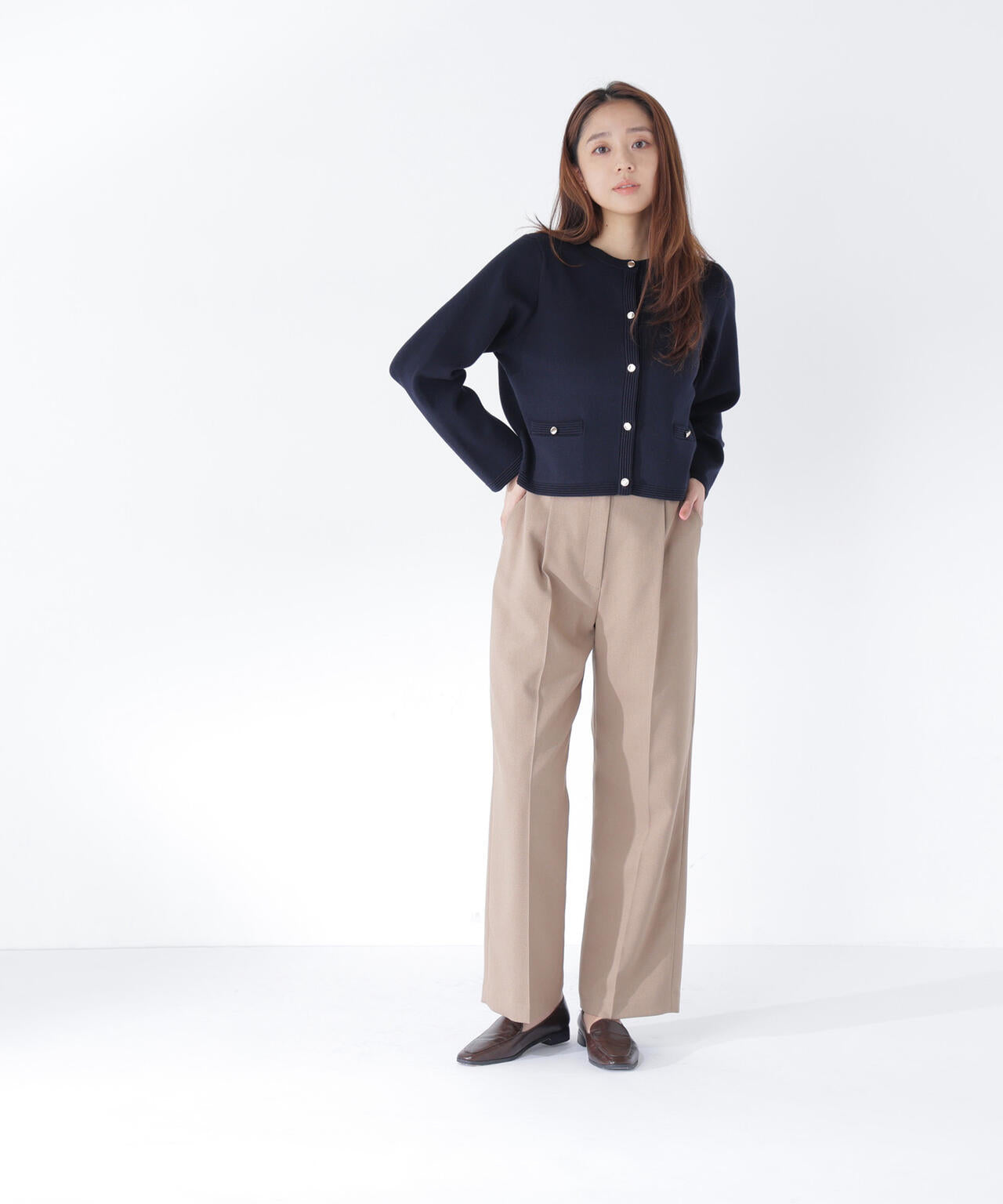 165.5cm 着用サイズ:FR