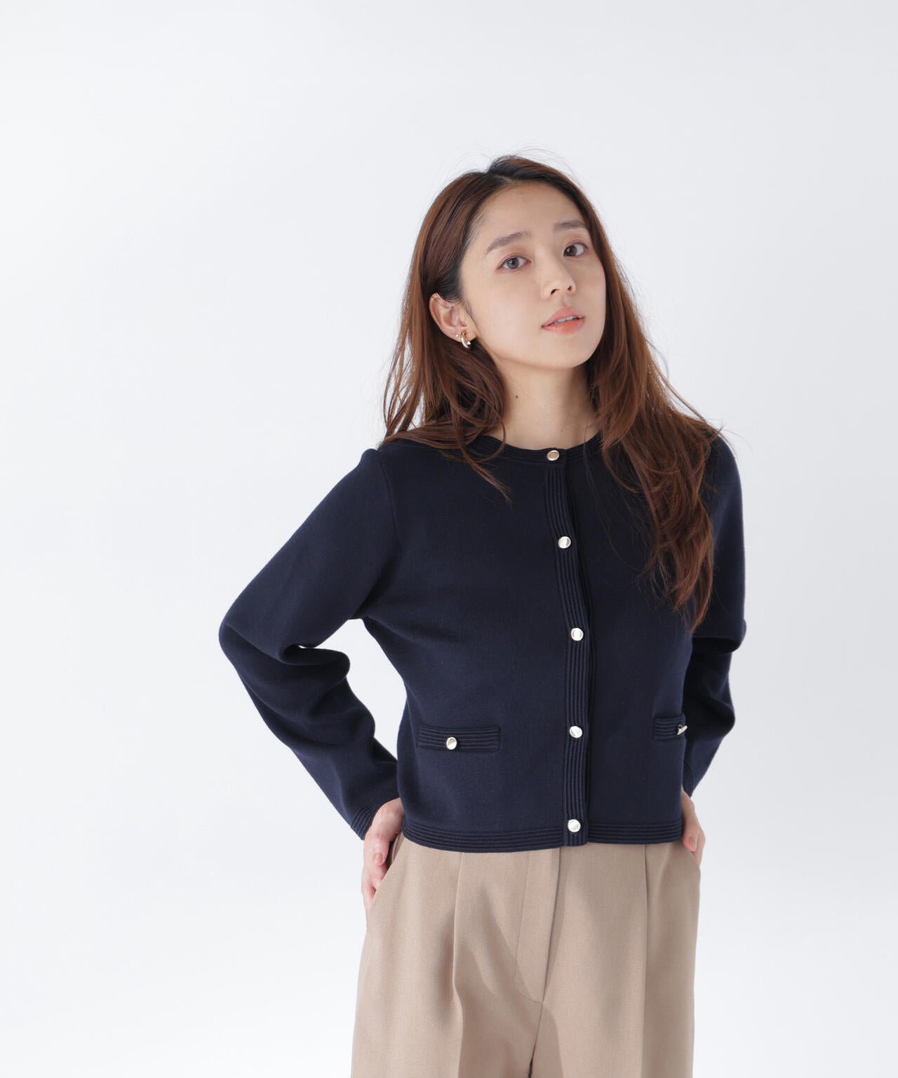 165.5cm 着用サイズ:FR