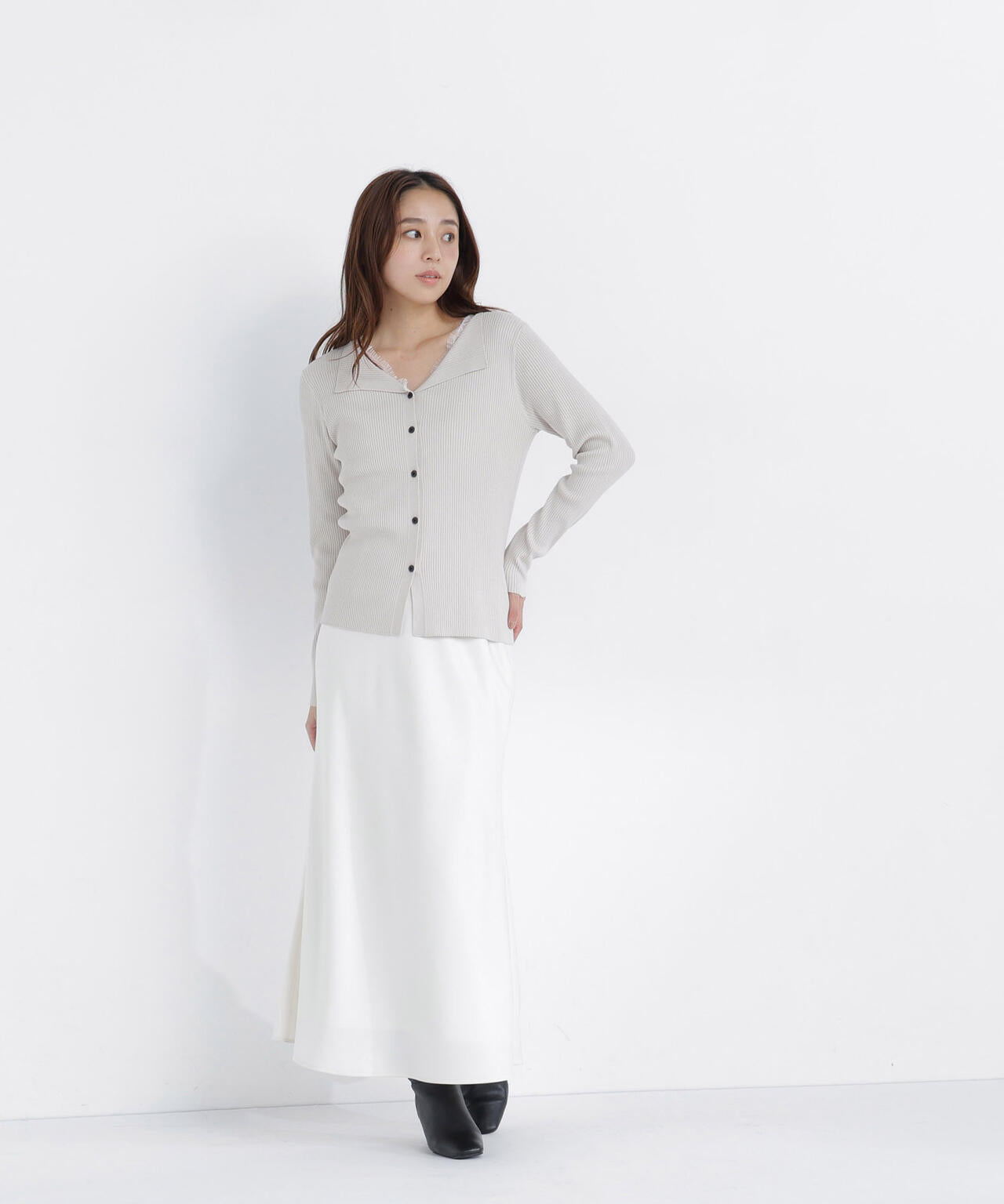 165.5cm 着用サイズ:FR