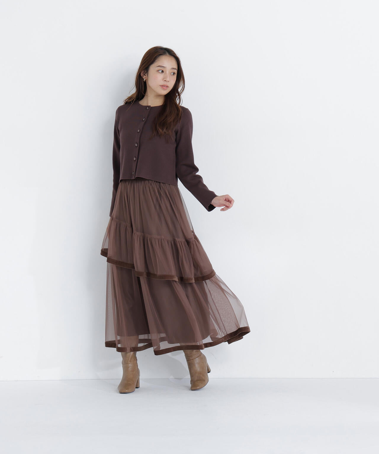 165.5cm 着用サイズ:FR