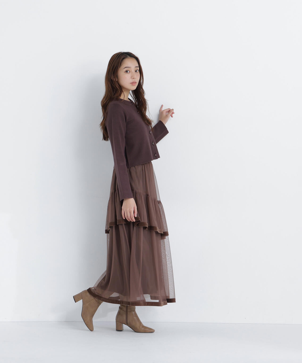 165.5cm 着用サイズ:FR