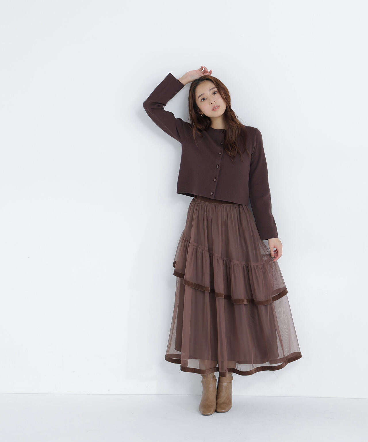165.5cm 着用サイズ:FR