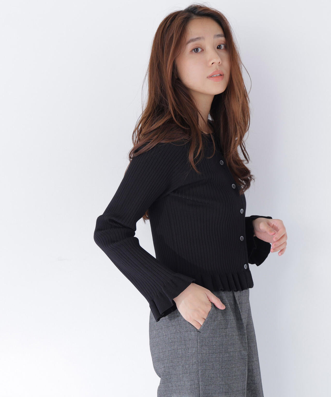 165.5cm 着用サイズ:FR