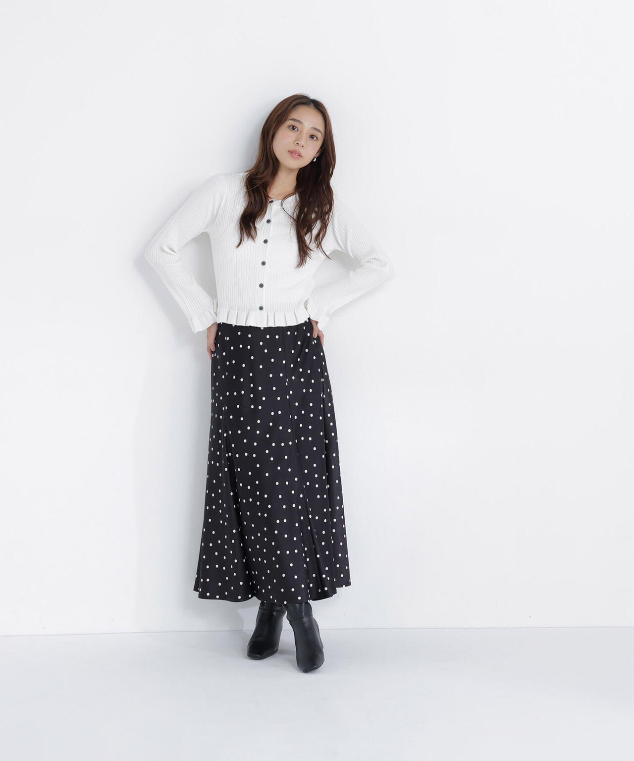165.5cm 着用サイズ:FR