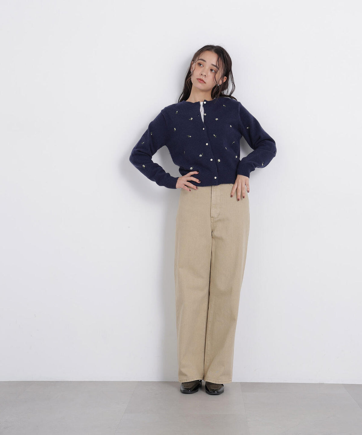162cm 着用サイズ:FR