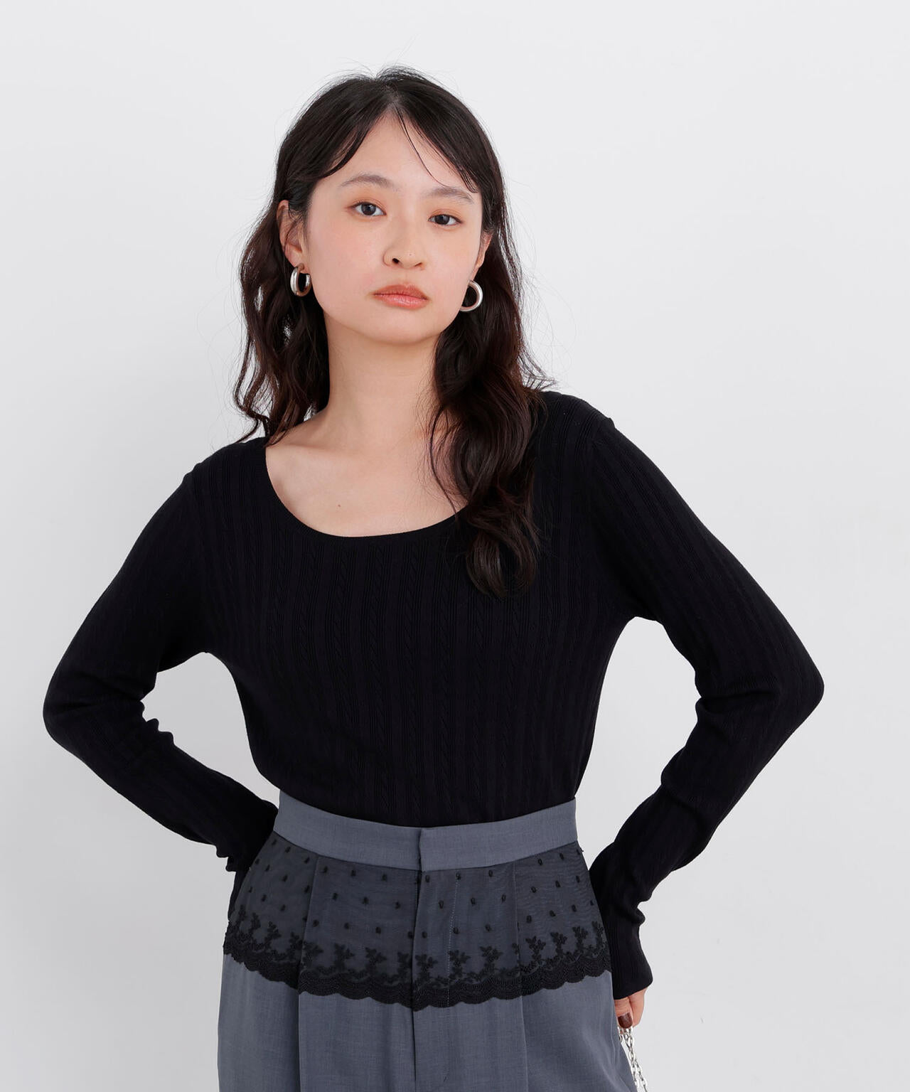 165cm 着用サイズ:FR