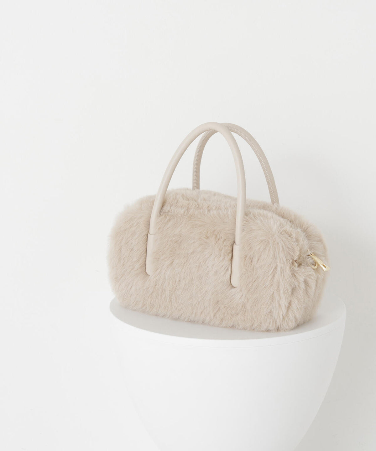 ソリッドファーミニボストンバッグ