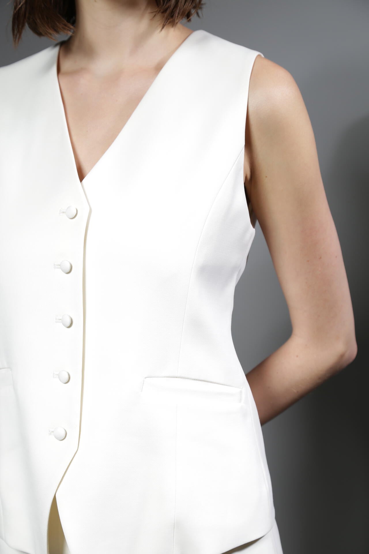 マスキュリンツイルベスト_