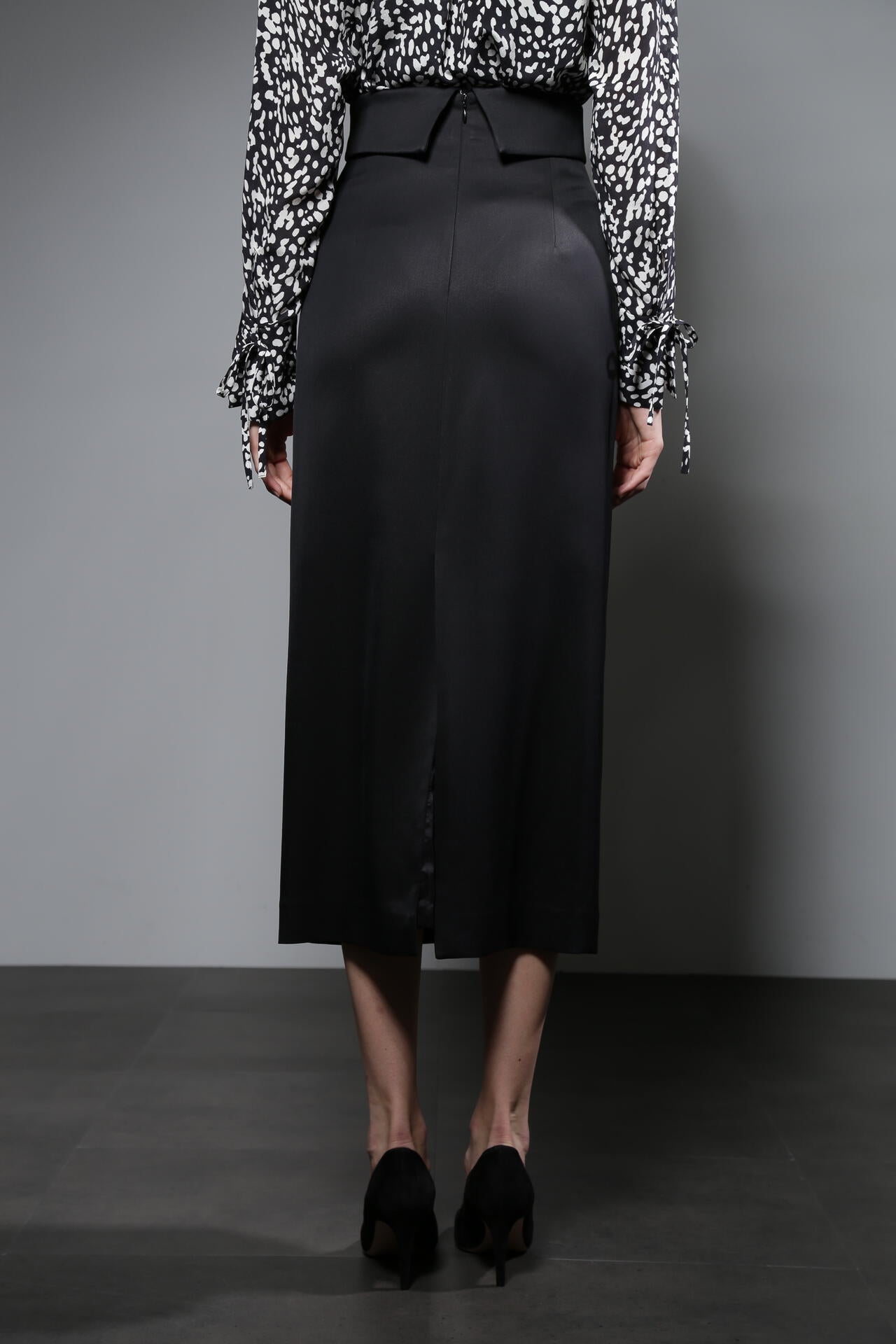 マスキュリンツイルスカート_