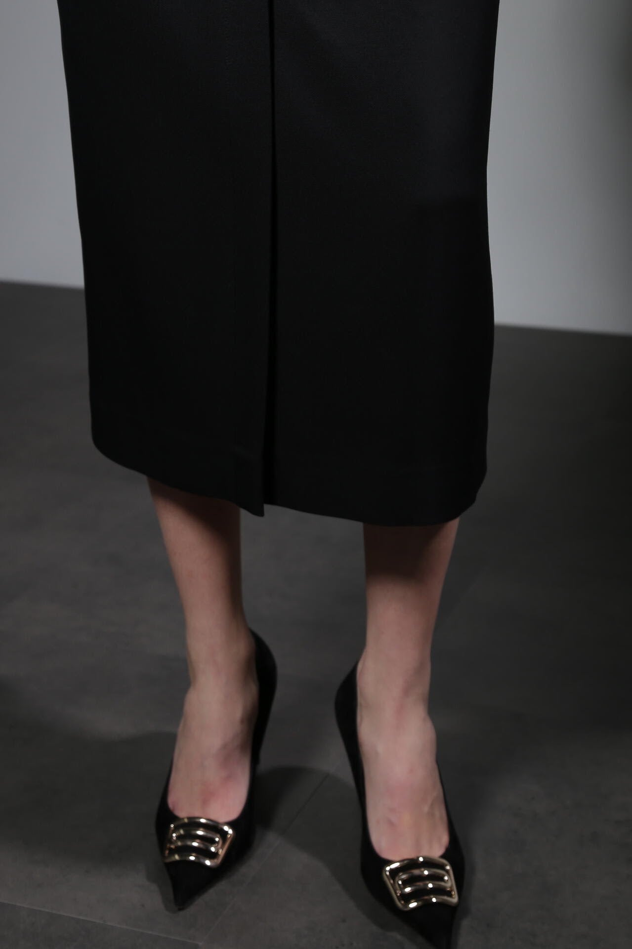 マスキュリンツイルスカート_