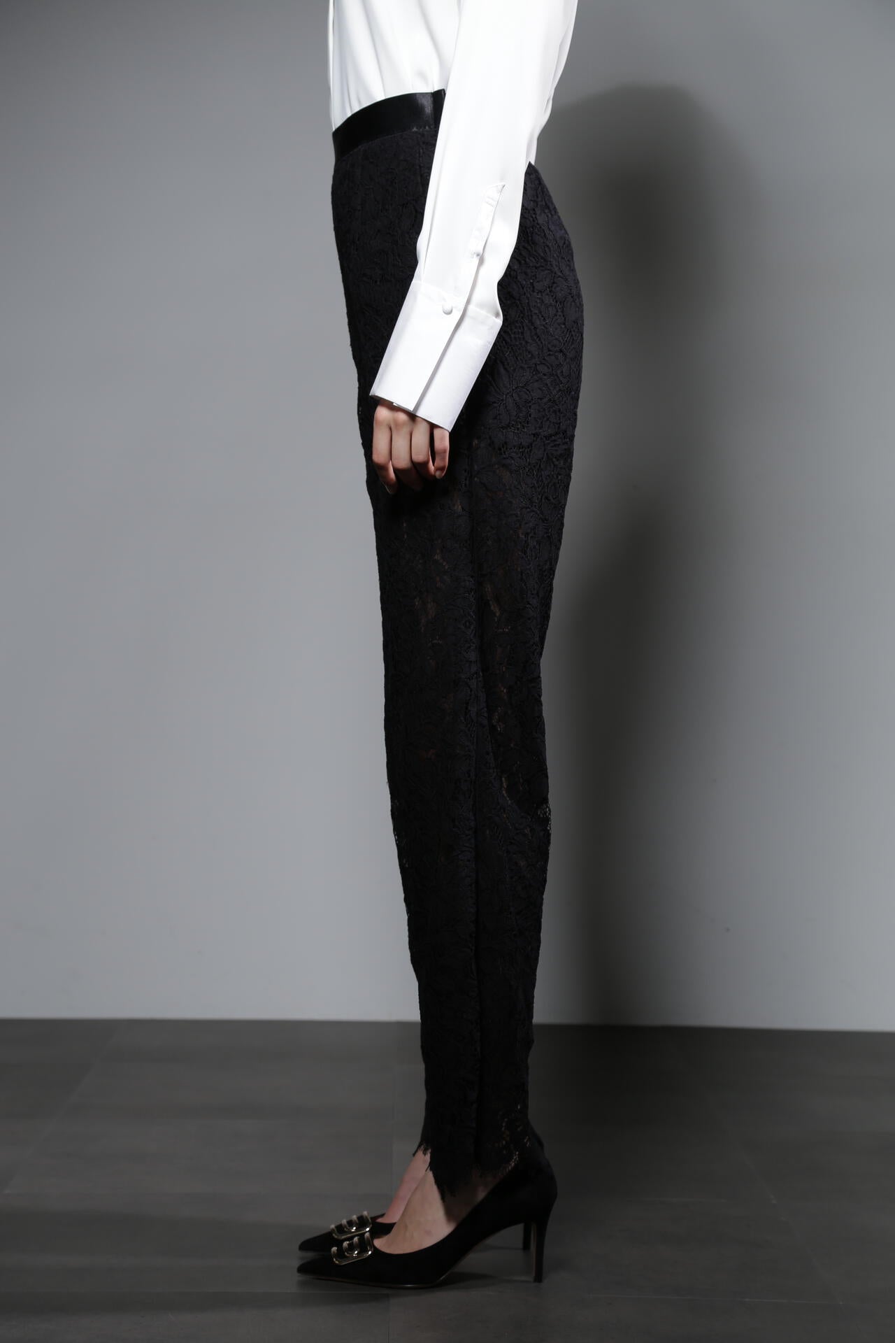 フローラルレースパンツ_