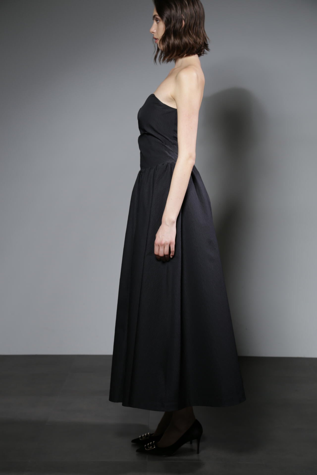 カシュクールロングドレス_