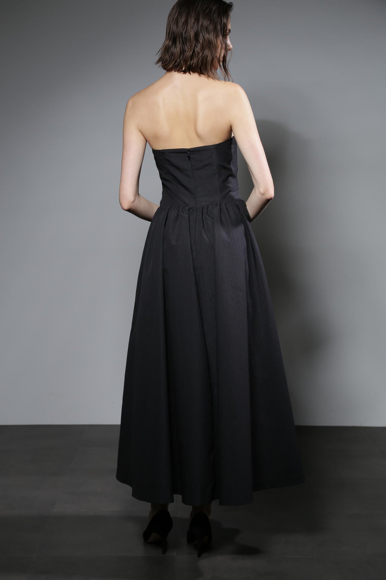 カシュクールロングドレス_