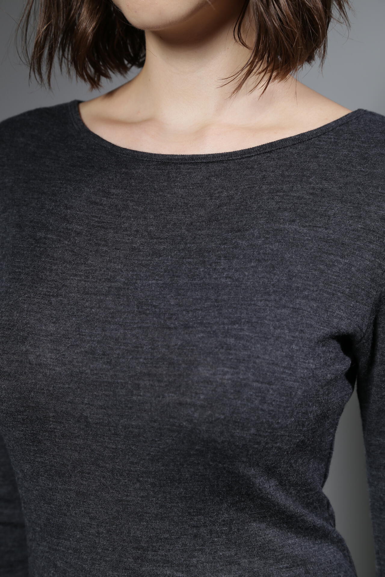 フィットロングスリーブTシャツ_