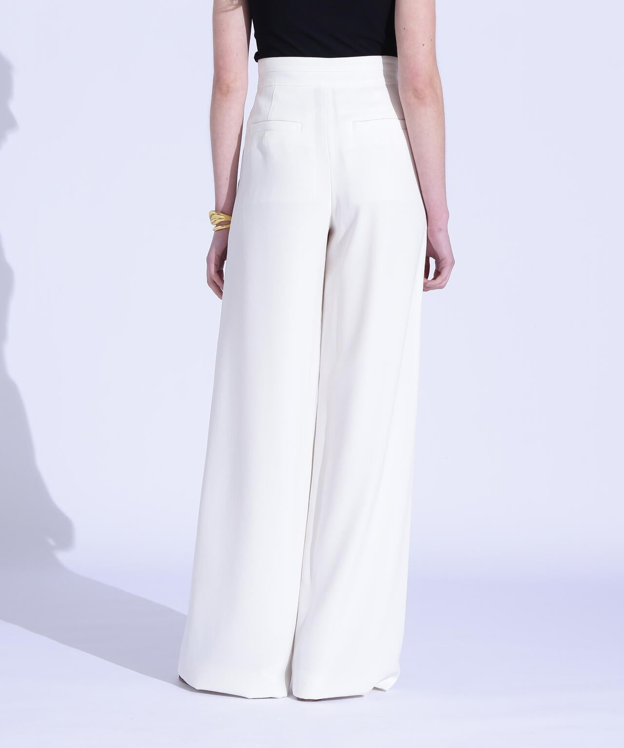 フロントタックフレアパンツ_