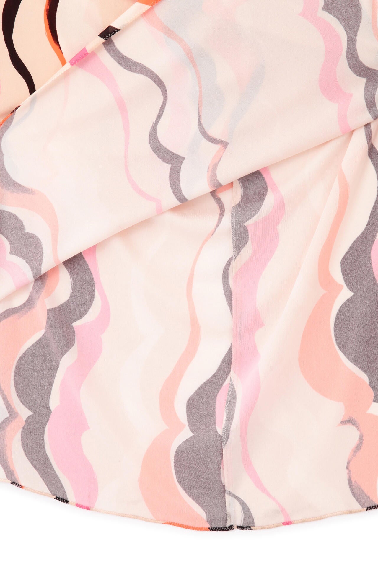 ウエーブアートパターンドレス_