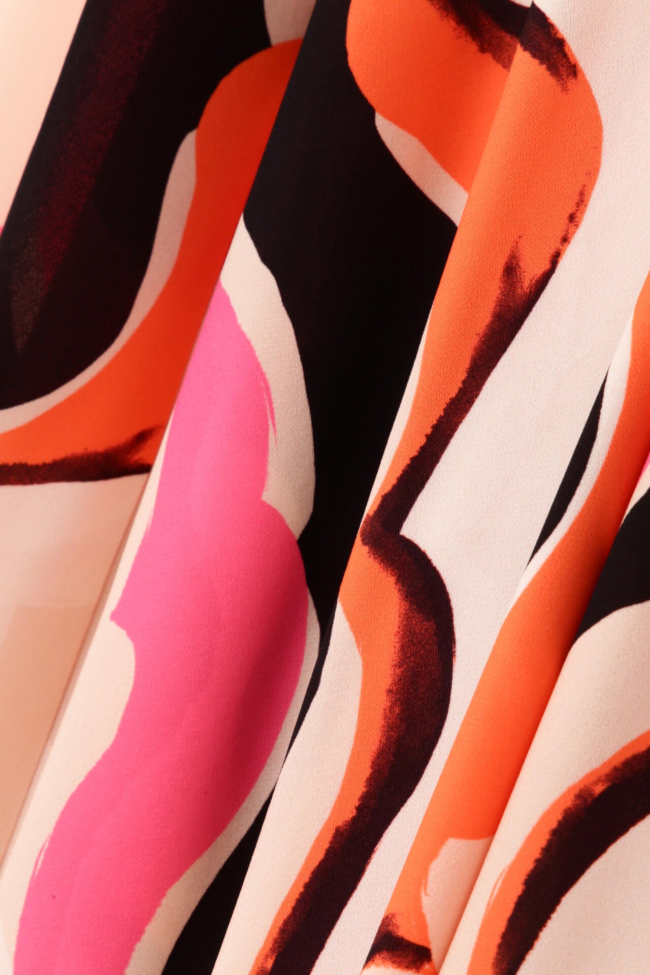 ウエーブアートパターンドレス_