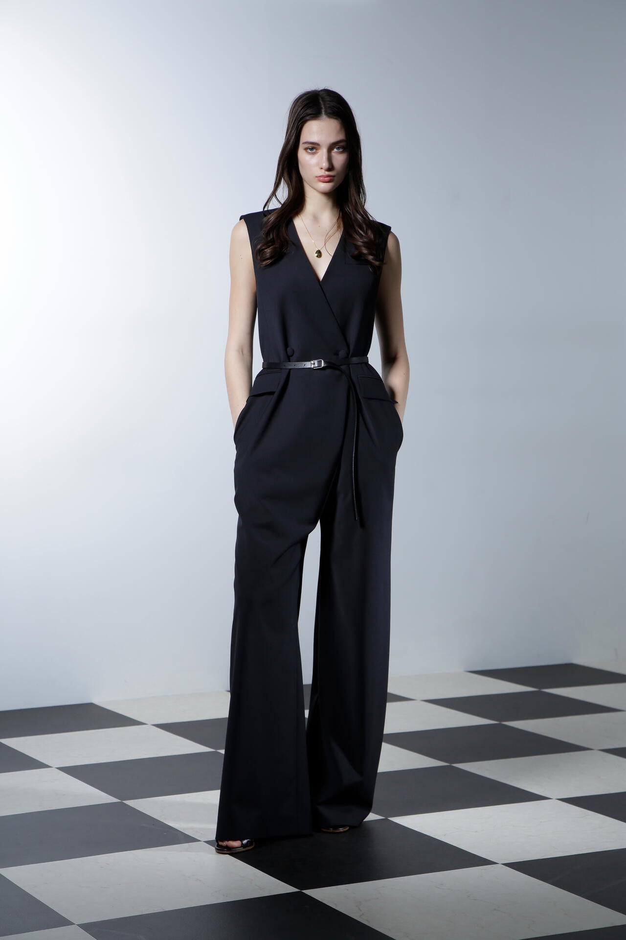 ダブルブレストコンビネゾン_