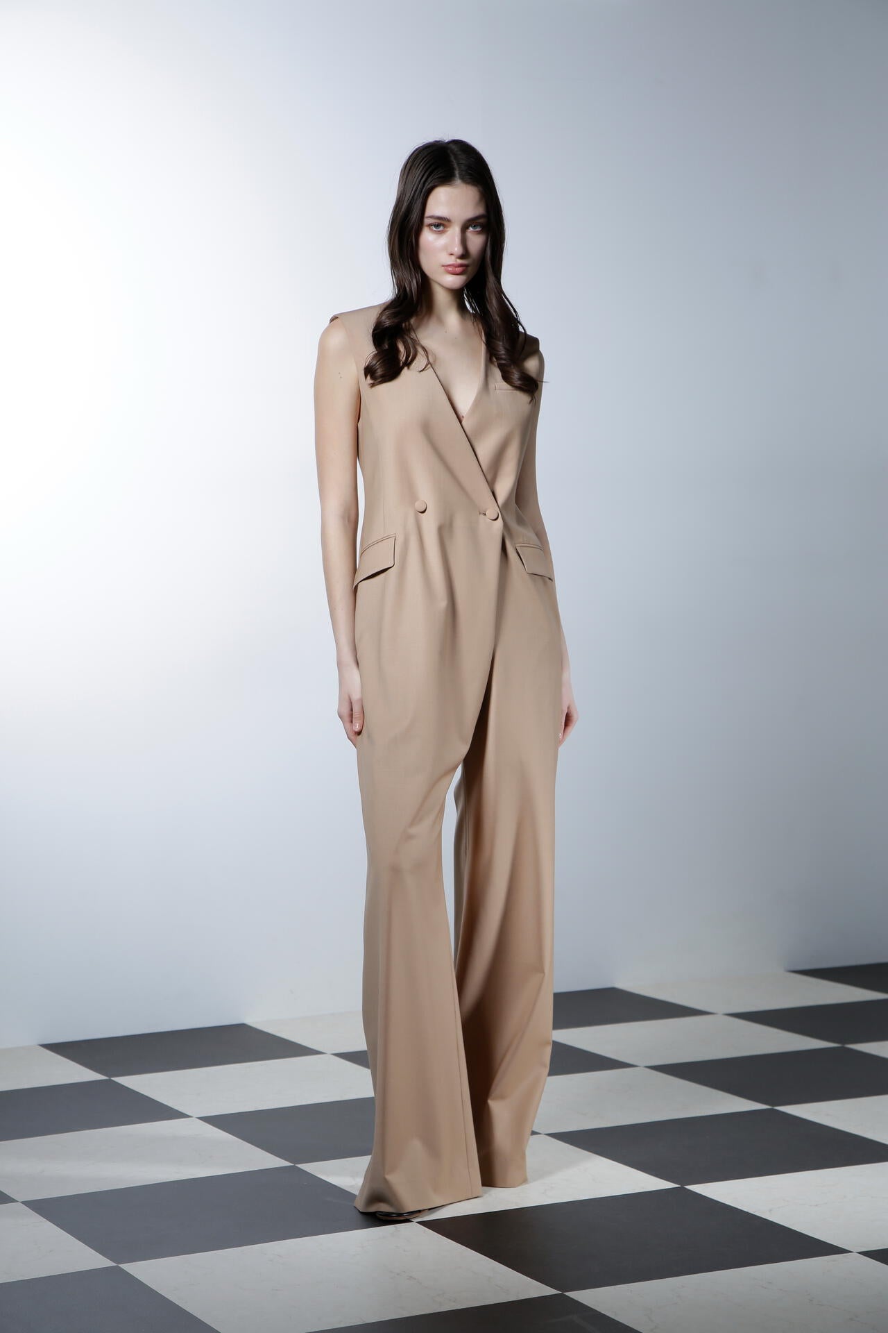 ダブルブレストコンビネゾン_