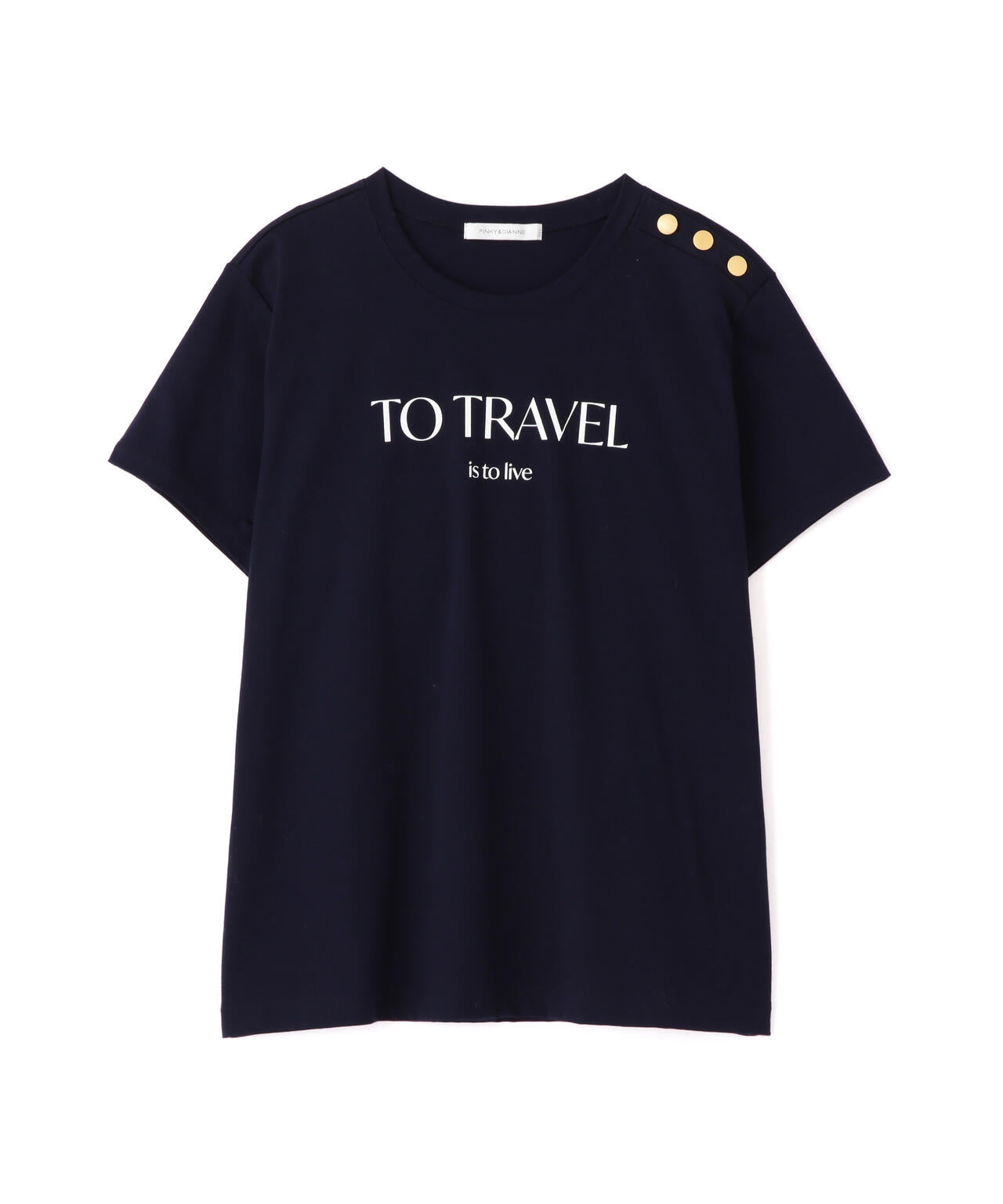 “TO TRAVEL” ロゴTシャツ