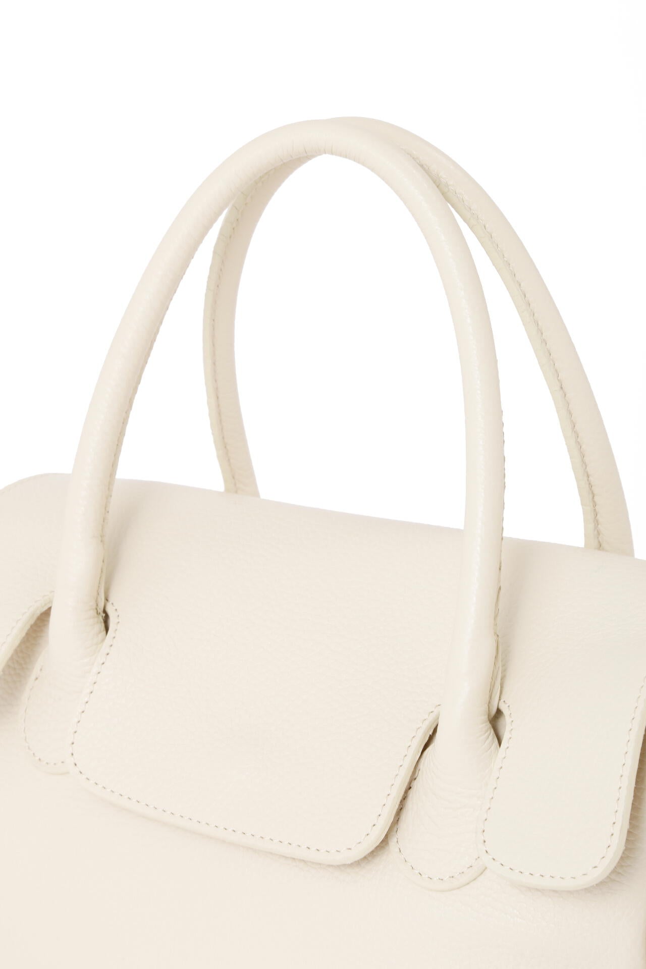 ダブルハンドルレザーバッグ