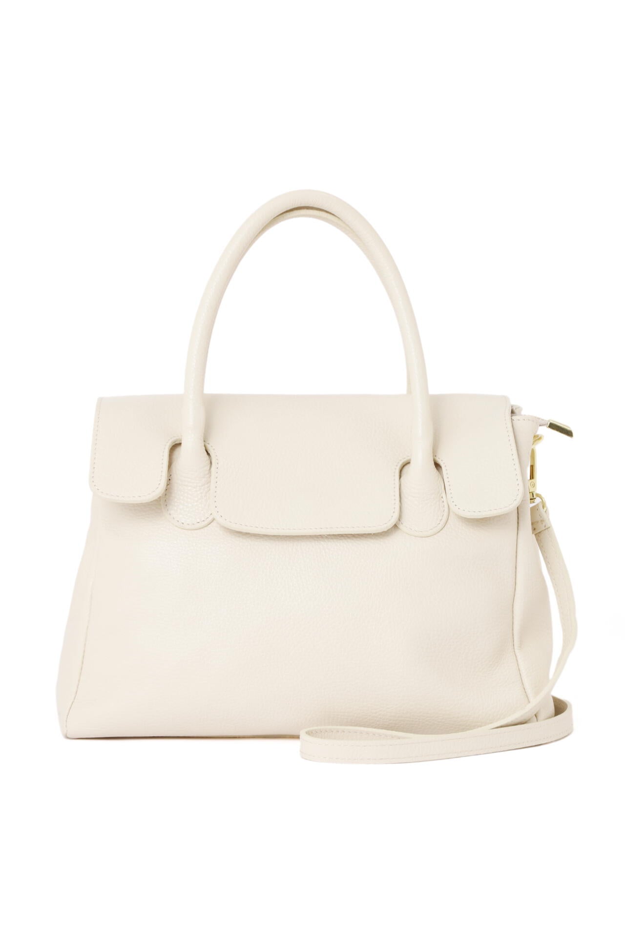 ダブルハンドルレザーバッグ