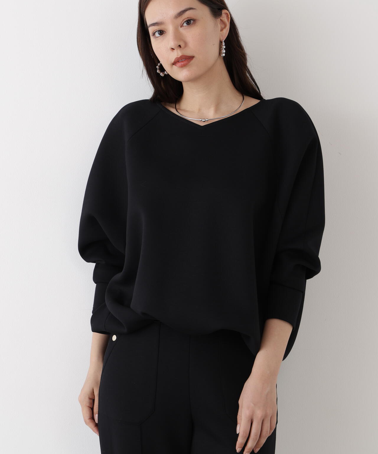 ギャザーヘムプルオーバー