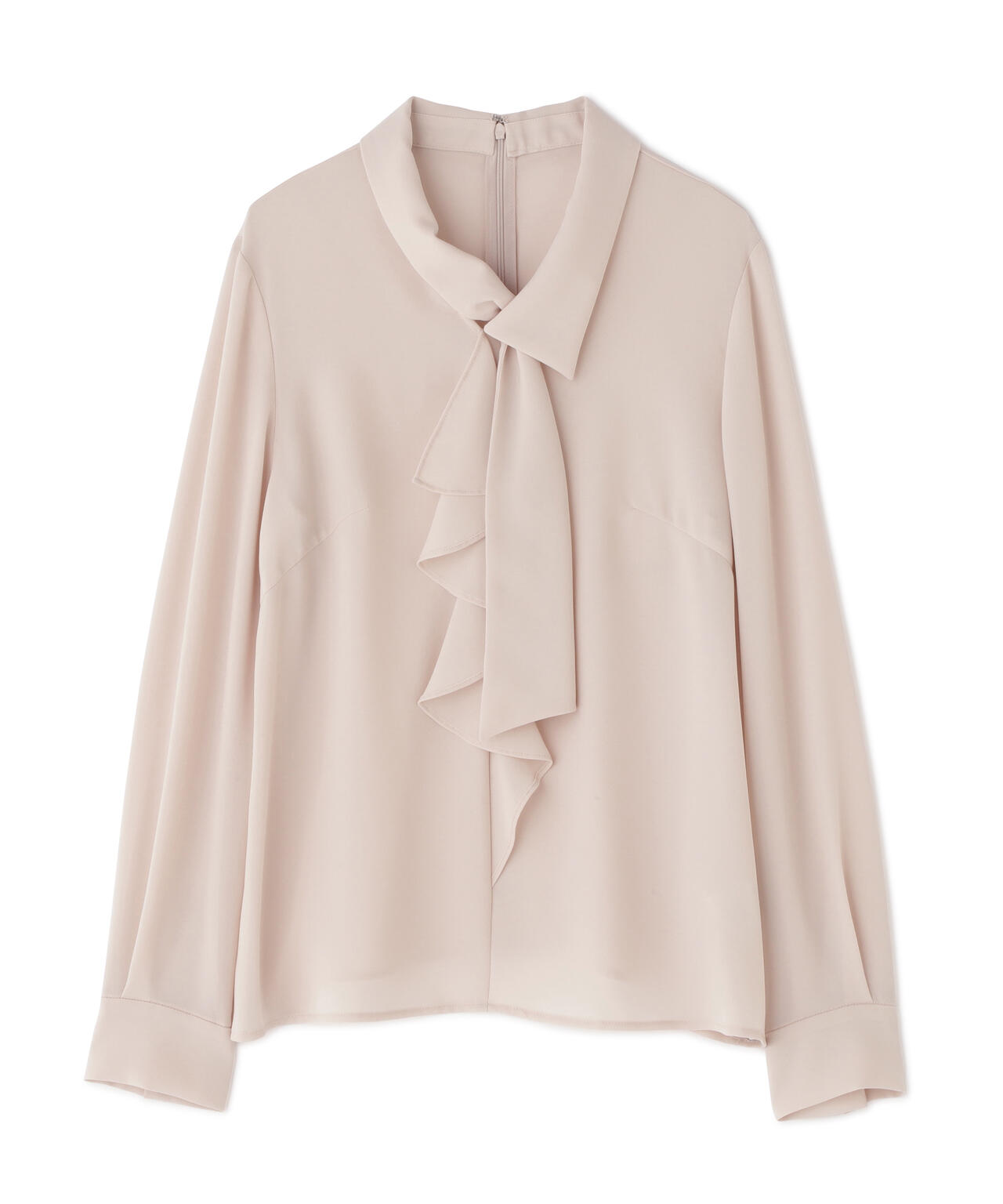 ラッフルボウタイブラウス