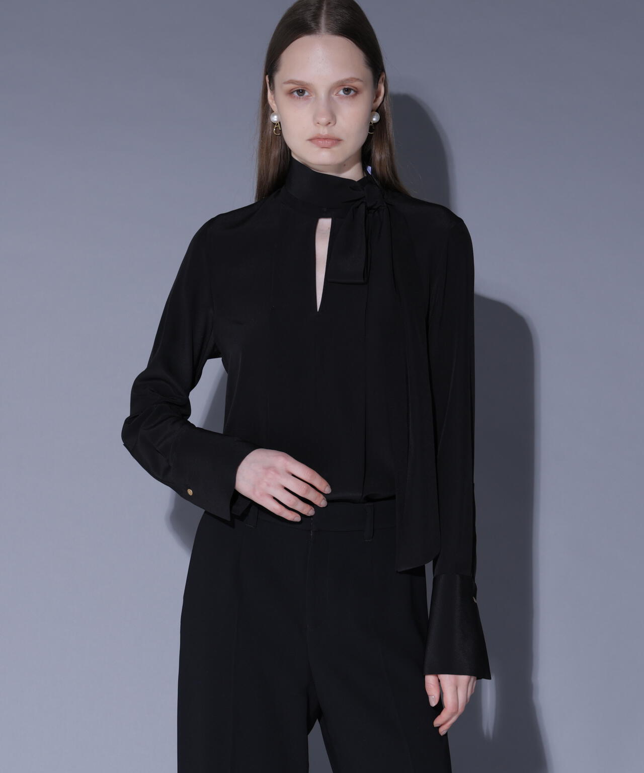 シルクブラウス_