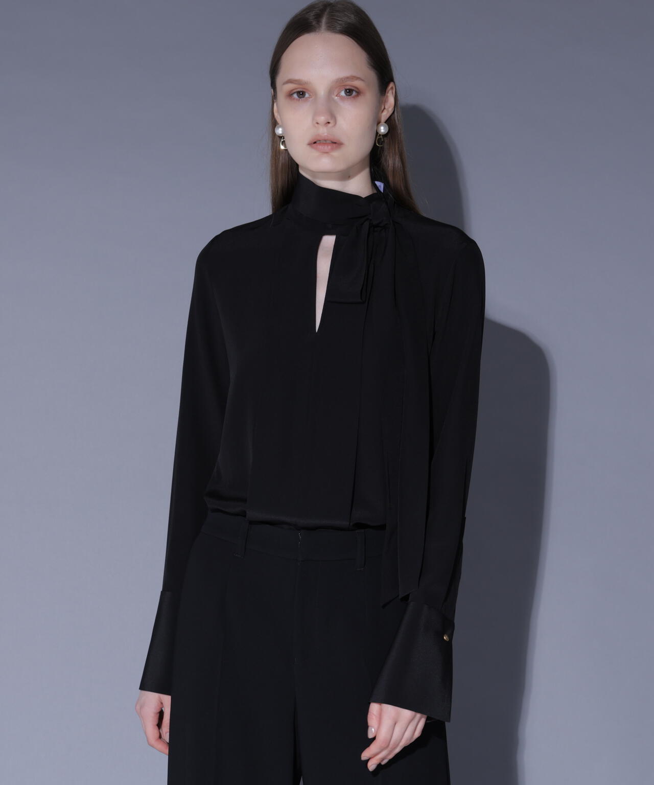 シルクブラウス_