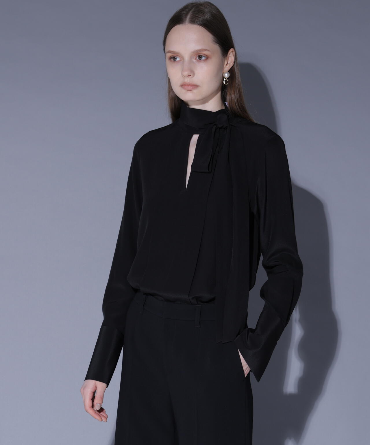 シルクブラウス_