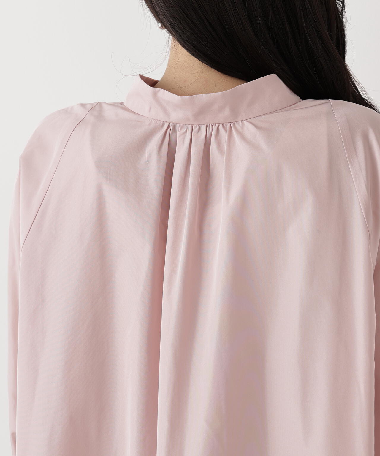 タックフレアボウブラウス