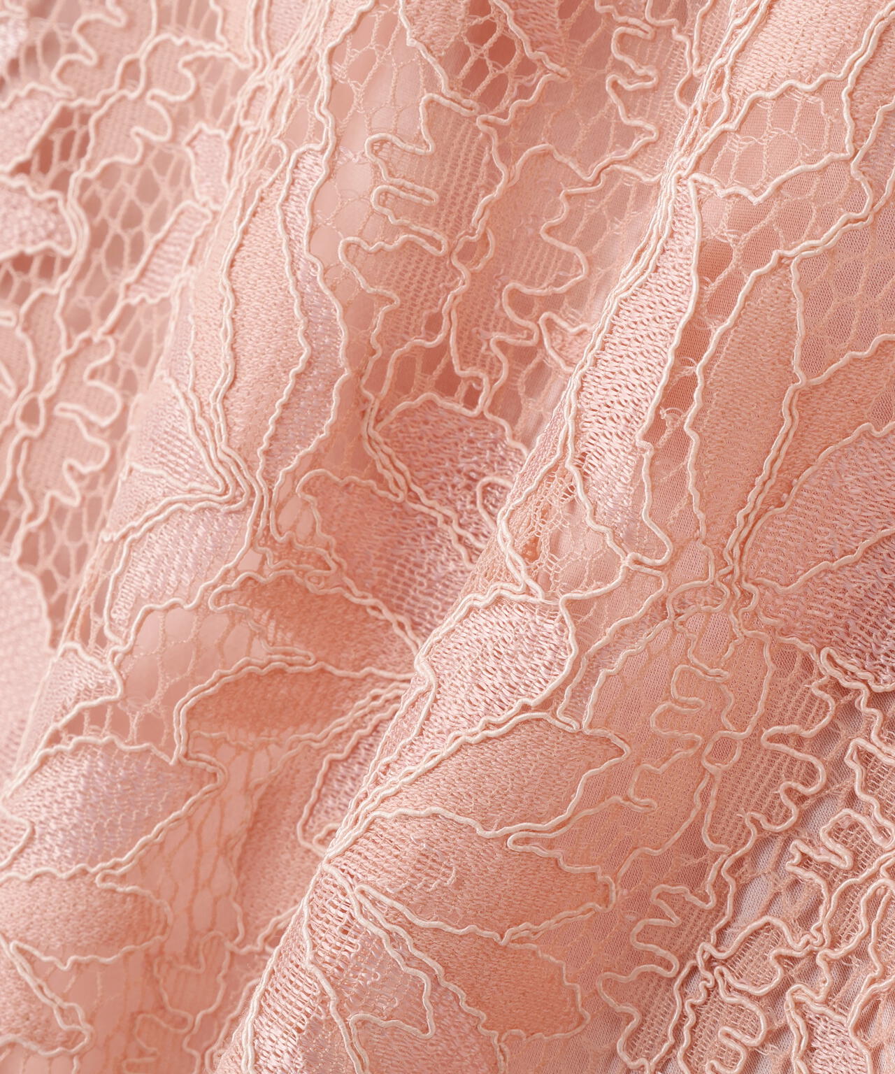 リーフレースバックリボンブラウス